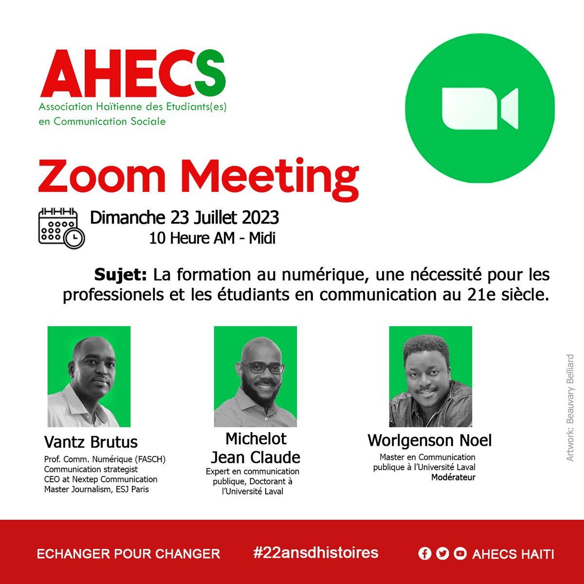 Une discussion à laquelle les professionnels ou étudiants en Communication doivent assister absolument avec <a href="/worlgenson/">Worlgenson NOEL</a> <a href="/BrutusVantz/">Vantz Brutus</a> <a href="/michelotjc/">Pierre Michelot Jean Claude</a>