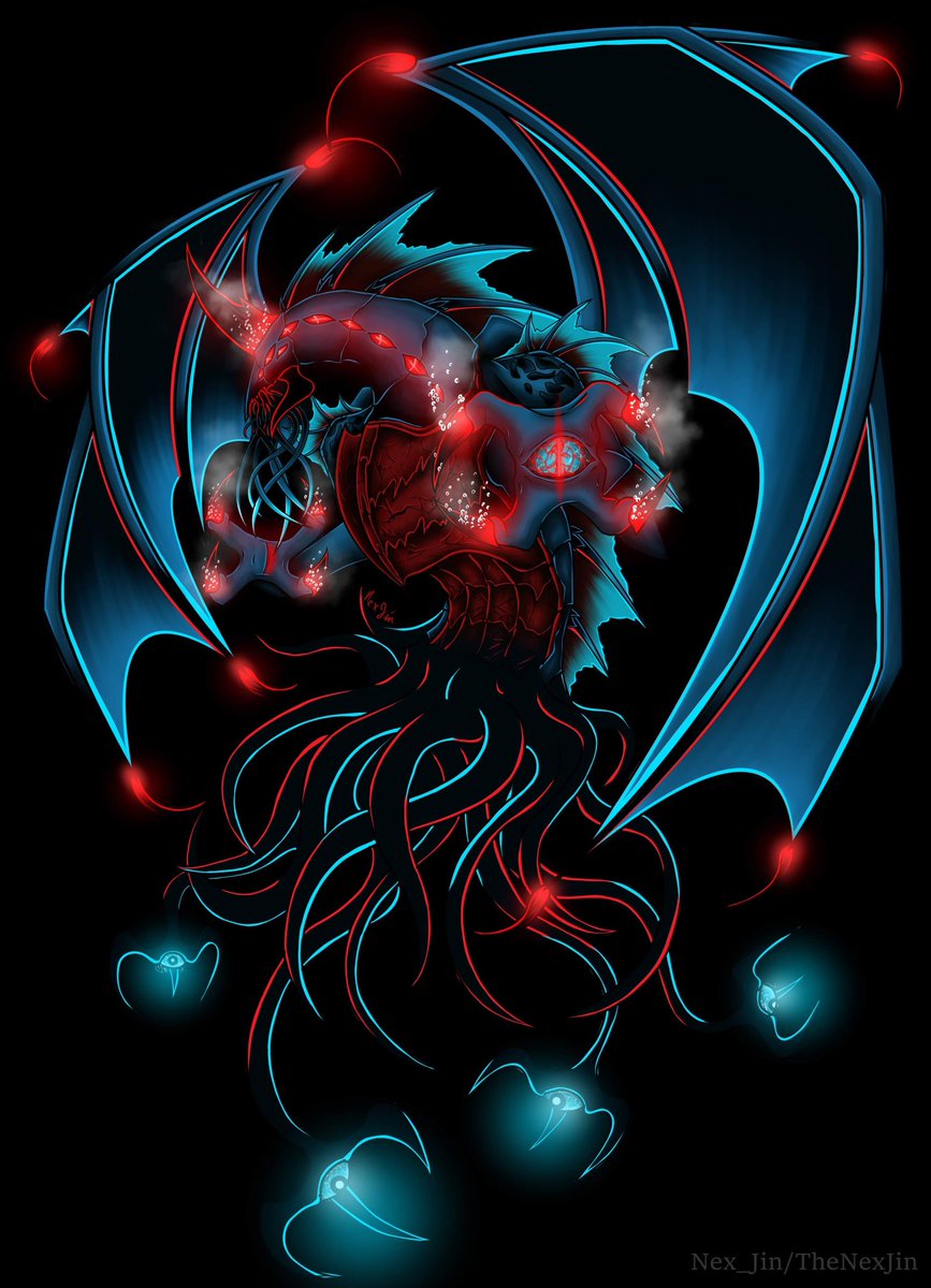 nex_jin's tweet photo. @RosyHaven Yo! I’m Leon and I mostly make sea monsters and eldritch horrors! https://t.co/5qV9DBJjHV