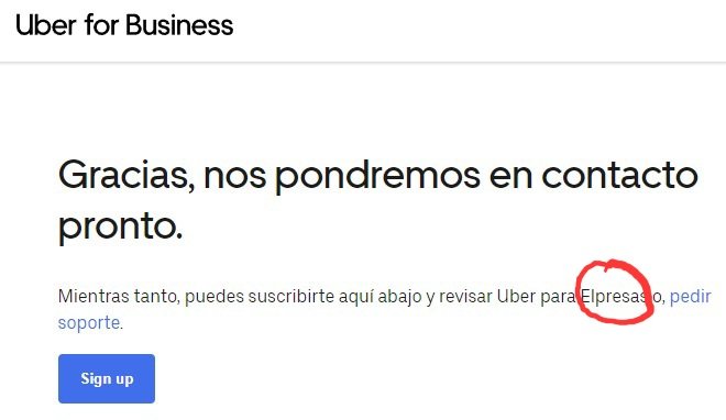 IsaiasChapa's tweet photo. Big miss from @Uber_Business on their US support site 😅😅 https://t.co/qGdFFdriw6