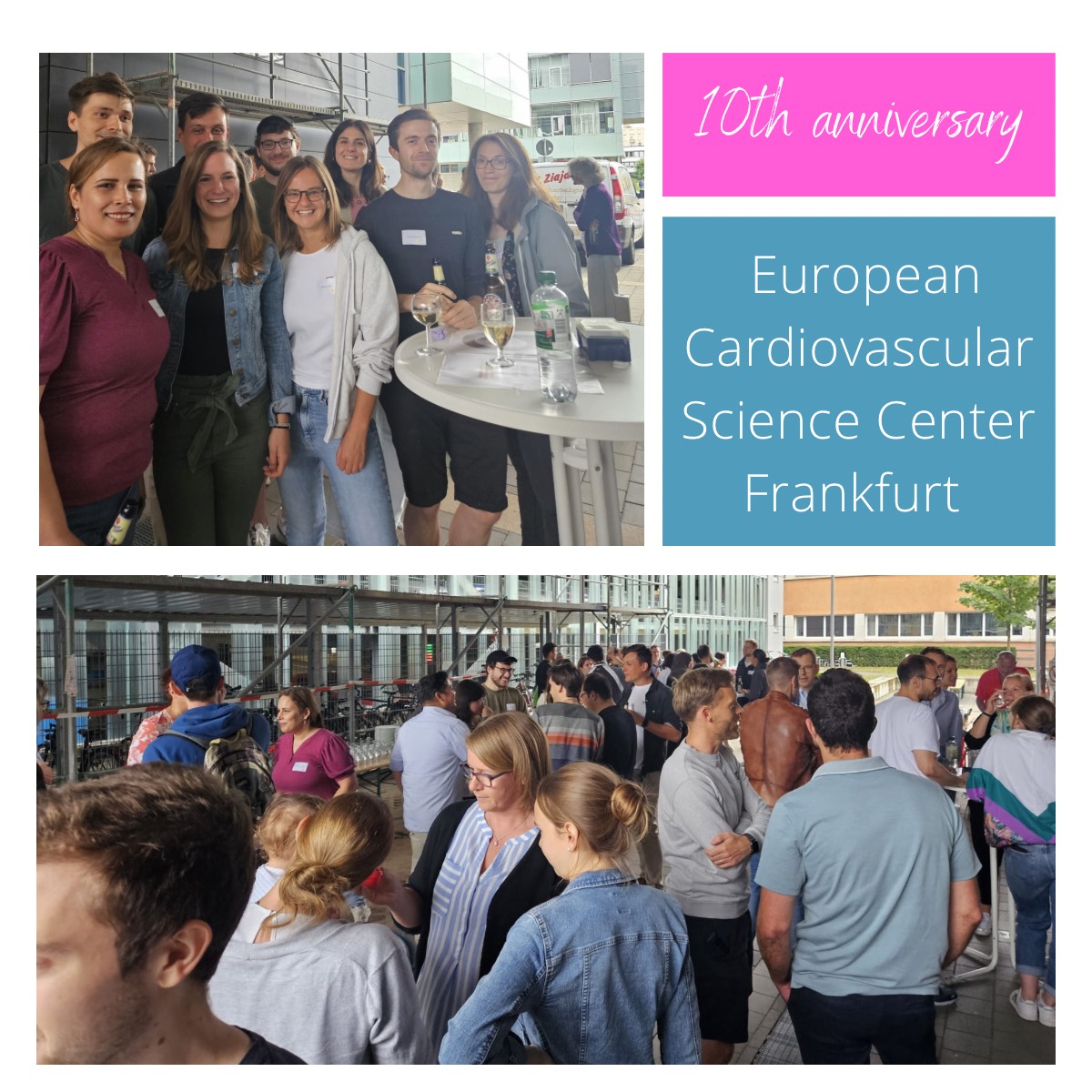 🎉 Today we celebrate the 10th anniversary & a decade of groundbreaking research at the European Cardiovascular Science Center Frankfurt! 🎓 50+ doctoral theses, 💰 60+ Mio € funding acquired, 📑 400+ publications! 📚💸📰 @InstCardReg_FFM @IVS_FFM @BrandesLab