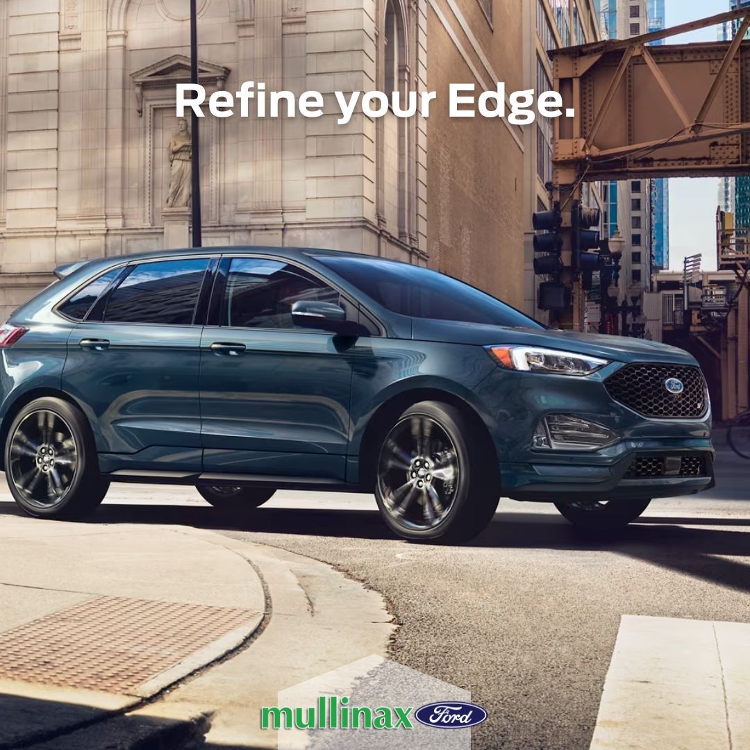 mullinax_ford's tweet image. Bold and aggressive on the outside. Lavish with lots of tech on the inside. This SUV does a whole lot more than haul groceries. 🔥 #fordedge #mullinaxford #upfrontpricing