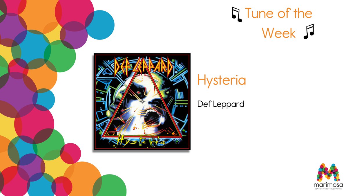 marimosadigital's tweet image. Marimosa Office Tune of the Week!

Hysteria - Def Leppard

Let us know what you're listening to! 😎

ow.ly/mQYk50Pij4z

#officetune #tuneoftheweek #softwaredevelopment