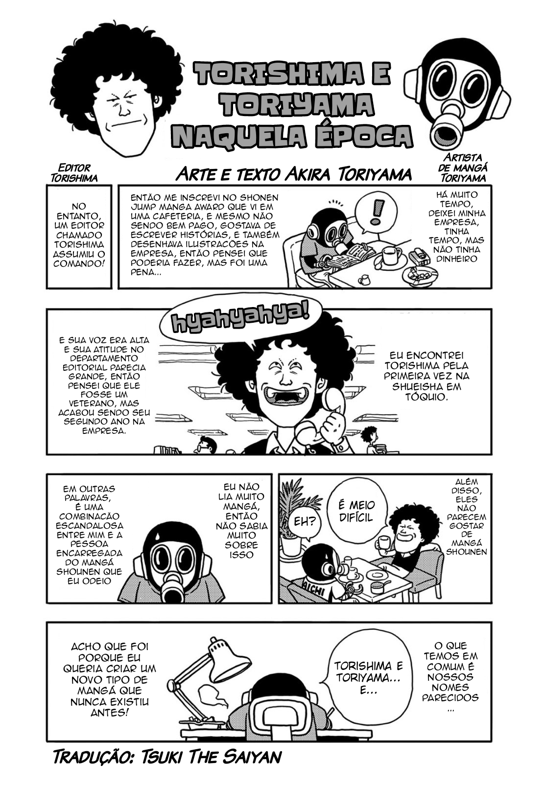 Canal Budokai on X: BOMBA!!! 💥 Tradução do novíssimo quadrinho de Akira  Toriyama no livro As Técnicas de Mangá mais Poderosas do Dr. Mashirito,  que é como um guia sobre como criar