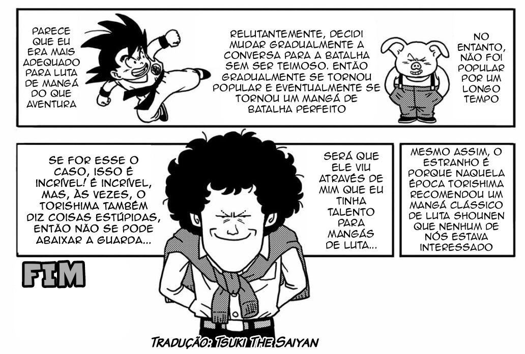 Canal Budokai on X: BOMBA!!! 💥 Tradução do novíssimo quadrinho de Akira  Toriyama no livro As Técnicas de Mangá mais Poderosas do Dr. Mashirito,  que é como um guia sobre como criar