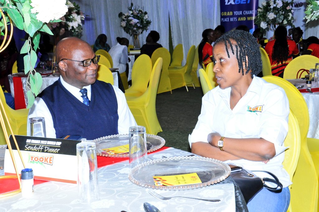 Jackshots24's tweet photo. Already in party mood
#SendoffDinner
#ShecranesZaabike | #PlasconTwaake | #NWC2023
@UG_Airlines @tookeonline @PlasconUganda @AbaBetUG @betPawaUG @Ug1xbet @GSB_Uganda @NBSportUg https://t.co/fEjpWZHnHA