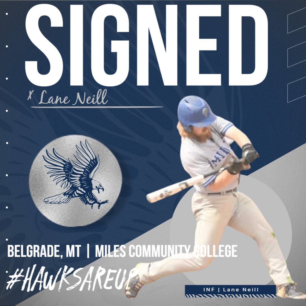 BlueHawkBSB's tweet photo. 🚨Signing🚨

Another one! Welcome Lane Neill, a transfer from Miles CC, to the Blue Hawk family!

#HawksAreUp x #BlueHawkBSB https://t.co/K7hyxmlo68