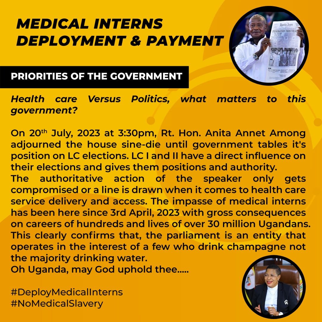 #DeployMedicalInterns
#UgMedicsSitDownStrike