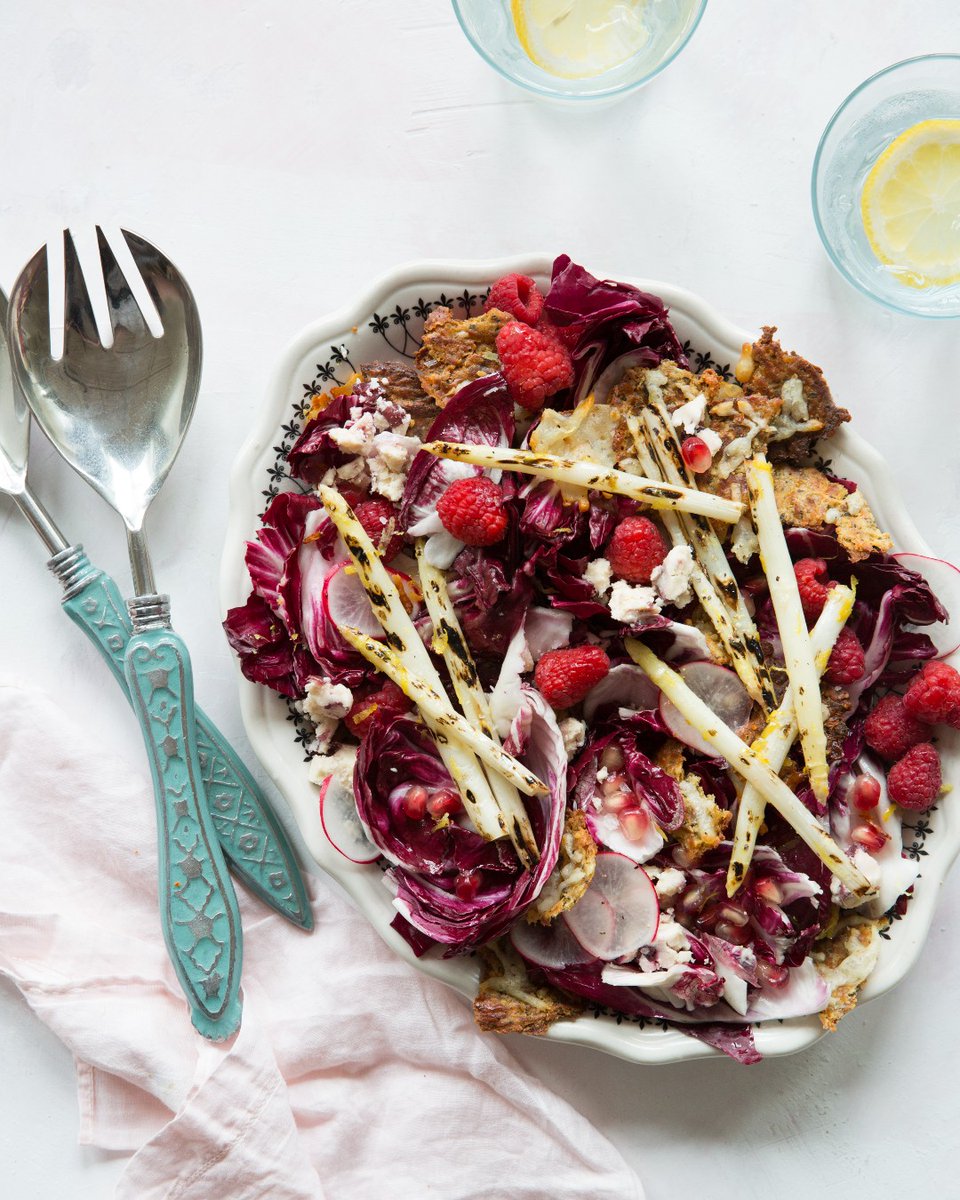 This salad is pretty gorgtastic if you ask us🤭  Celebrate the release of the Barbie movie with this stunning Pink Salad! Raspberries, radishes, and cabbage all topped with our crunchy crust makes for the perfect addition to any Barbie Brunch💗