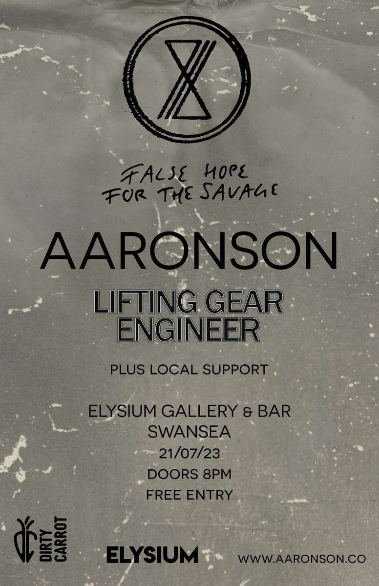 elysium (@elysiumgallery) on Twitter photo Tonight we've got an amazing night of post-rock lined up with <a href="/FHFTSband/">False Hope for the Savage</a> and @AaronsonCentral gracing the stage, plus music from <a href="/Rob_LGE/">LiftingGearEngineer</a> to keep the vibes going afterwards!
As usual it's free entry so why not come down early? Bring a friend! Tonight we've got an amazing night of post-rock lined up with <a href="/FHFTSband/">False Hope for the Savage</a> and @AaronsonCentral gracing the stage, plus music from <a href="/Rob_LGE/">LiftingGearEngineer</a> to keep the vibes going afterwards!
As usual it's free entry so why not come down early? Bring a friend!