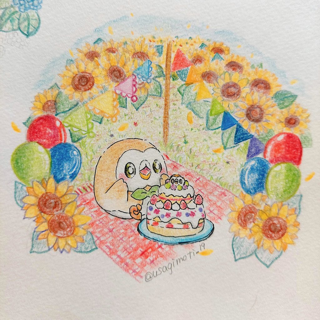 usagimoti_19's tweet photo. モクロー大好きだ～🌻
#モクローの日 https://t.co/mRhbhJCcVq
