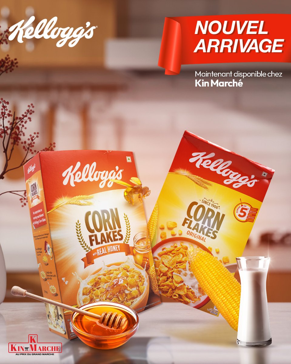 kinmarche's tweet photo. De nouvelles céréales, mais les vitamines qu'elles contiennent sont toujours les mêmes. Prenez un carton lors de vos prochaines courses et changez votre quotidien.
#kinmarche #supermarche #grandfrais #produitfrais #fruits #kinshasa #nouvelarrivage #bomdia #kelloggscereal https://t.co/6x1DjdeZXt