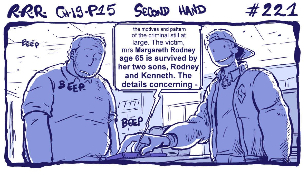 chapter 19 p15. I ve never been more anxious to post a Rodney update 🥶🥶🥶
___
Rodney R Rodney is an ongoing, serialized webcomic (pinned post for all previous chapters or also on IG & webtoon Link in bio )