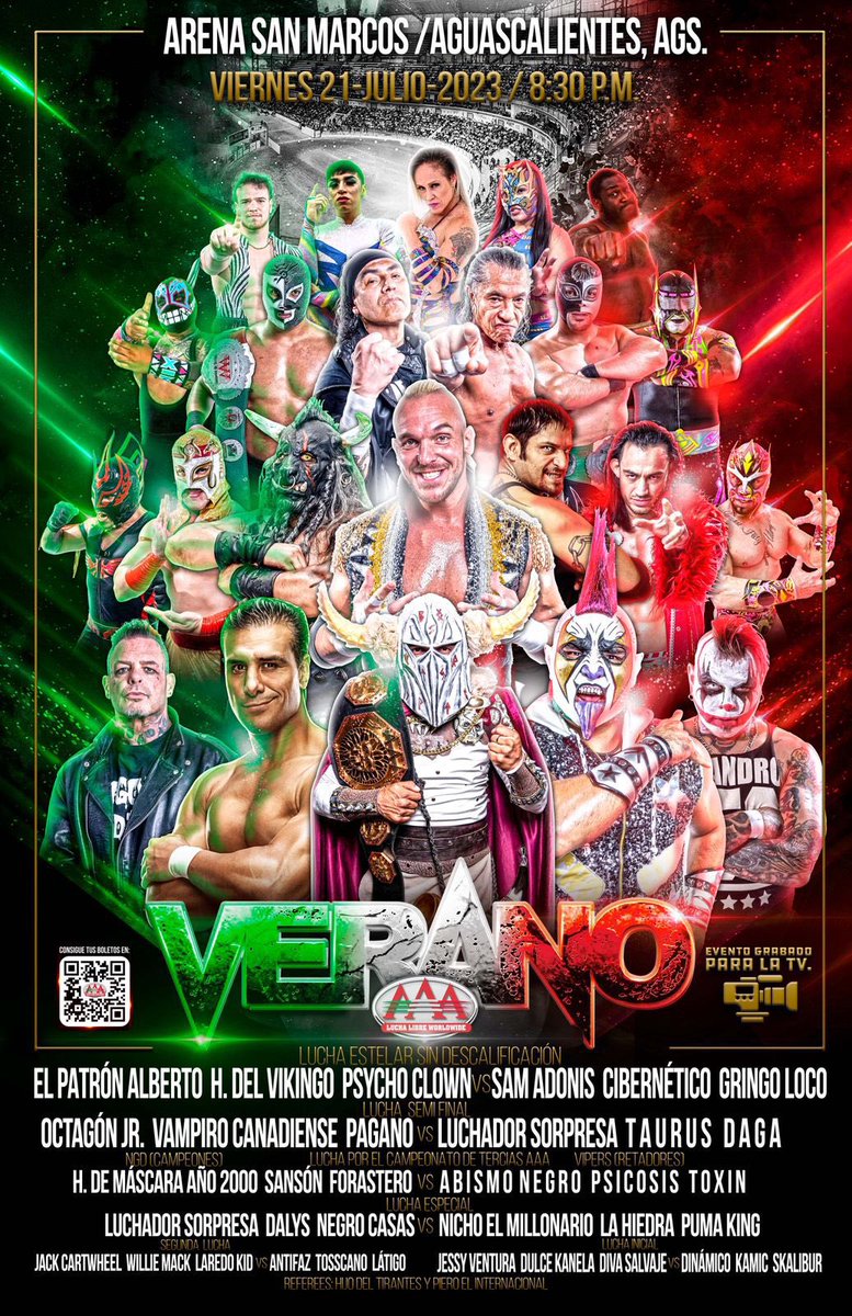 manrayk's tweet photo. Hoy, en vivo y en exclusiva por @canalspace y @HBOMaxLA:

#VeranoDeEscándalo 🔥, el cruel verano de @luchalibreaaa rumbo a #TriplemaniaXXXI CDMX

9:30 pm (Hora CDMX) desde Aguascalientes, México 🇲🇽 https://t.co/04303nyKnk