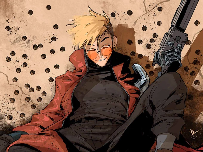 happy vash's birthday to all who celebrate!  #TRIGUNSTAMPEDE
