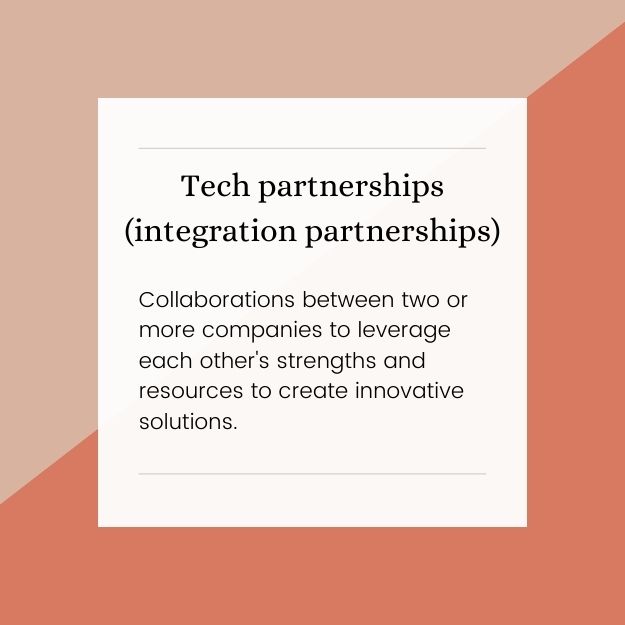 ✍️ Happy Partner Terms Friday!

This week's term: Tech partnerships.

For a full list, see our partnerships and tech glossary: hubs.la/Q01Yqxf60

#partnership #partnerships #integration #integrations