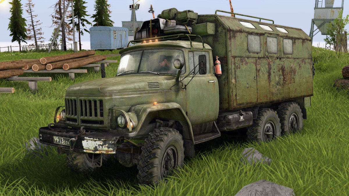 offsimmaniac's tweet image. youtu.be/4YFrbpDBMLc #spintires #spintiresrevival #zil133 #russiantrucks