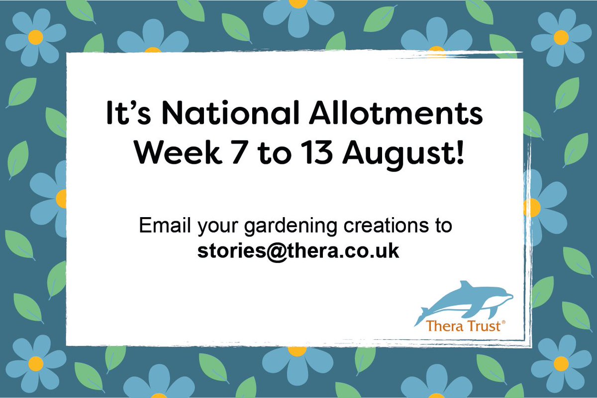 National Allotments Week is coming up next month!

We want to celebrate by posting all of your gardening creations. 🌻🌱

So, if you're a budding gardener, email photos of your gardening projects to stories@thera.co.uk for us to post in August!

#NationalAllotmentsWeek #Gardening