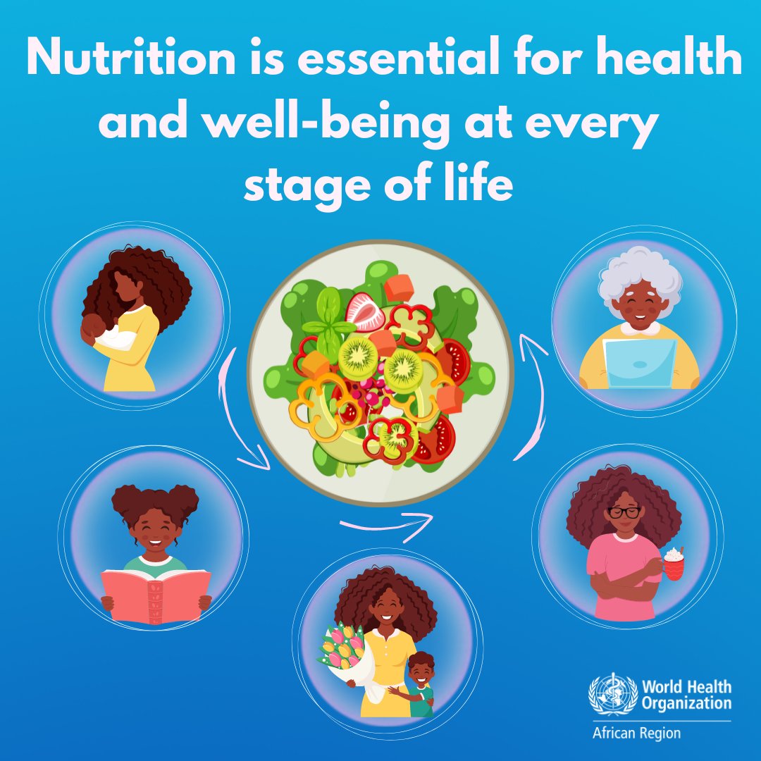 Healthy &amp; good nutrition is fundamental for growth, development, health, and wellbeing

We must build a world where everyone, everywhere has regular access to adequate nutritious food &amp; end all forms of malnutrition in #Africa 🌍