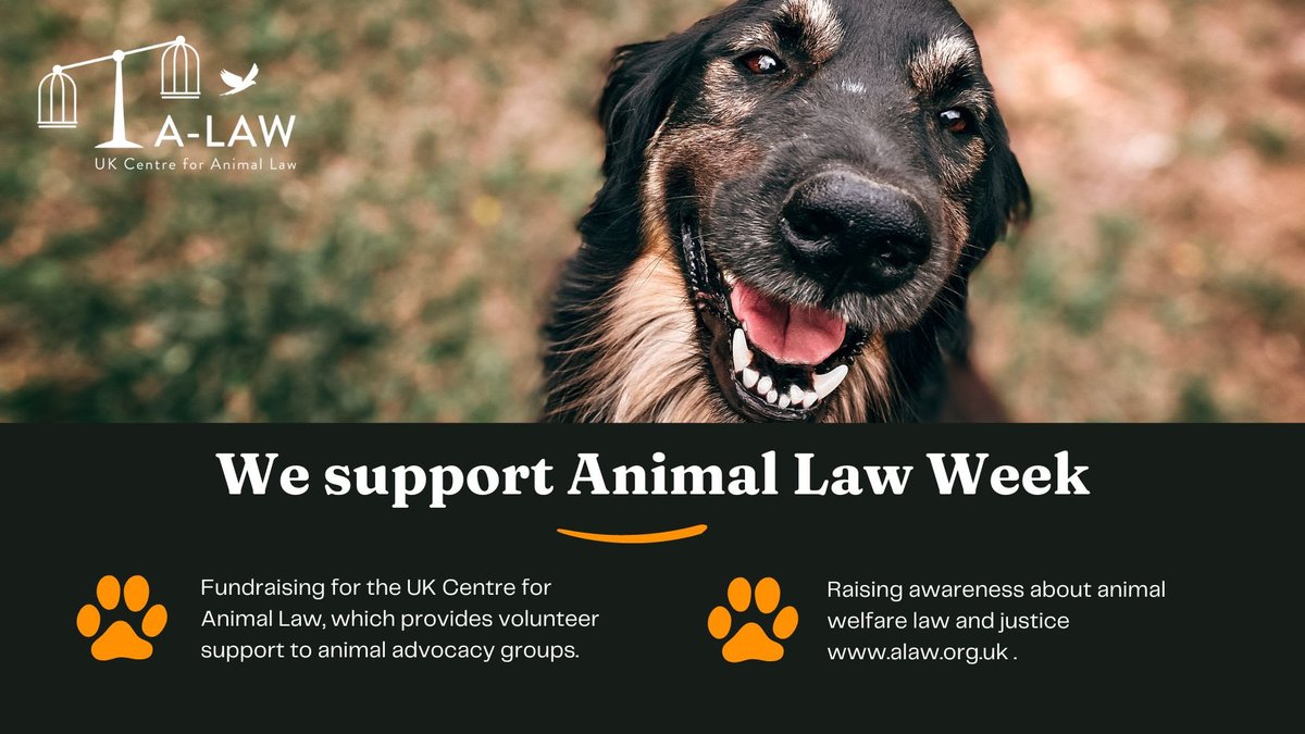 UK Centre for Animal Law: "We declared Animal Law Day (July 22, 2023) to raise awareness and provide an impetus for lawyers to support the valuable legal work for animals that goes on throughout the year."  #ALawDay