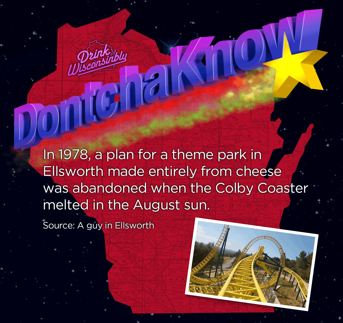 DrinkWi's tweet photo. #DontchaKnow #FridayFunFact #ThinkWisconsinbly https://t.co/Yms7hidx7k