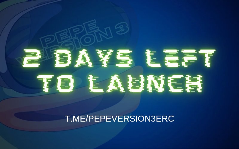 PepeVersion3ERC's tweet photo. Soon, a great #ETH token will be born. It's not like the others. I've heard people taking their profits from #PEPE to buy #PEPEV3! It's deflationary… with utility… and the best second chance. It's coming on Sunday. Be ready! 🐸🚀

#PEPEV3 #PEPE #ETH #X1000GEMS #MEMECOIN https://t.co/qAIHgACZ8J
