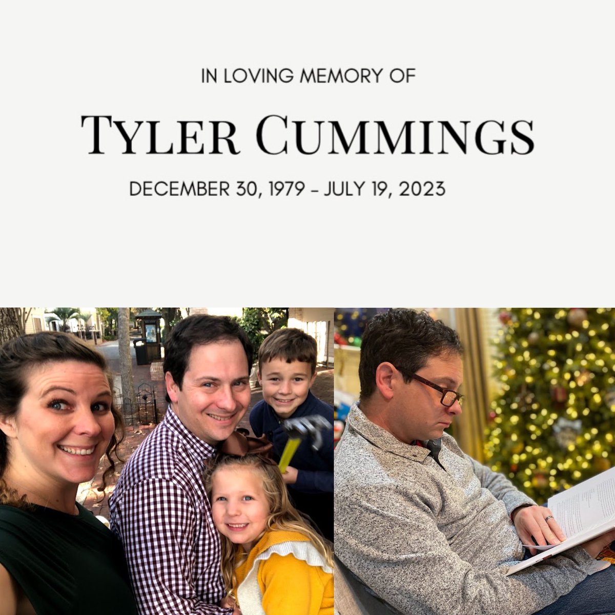 k8tshoost's tweet photo. @tylercummings You ran the race. You won the prize. But we will miss you dearly, until we run again my baby brother. 🙏 https://t.co/prVMyhy8Lg