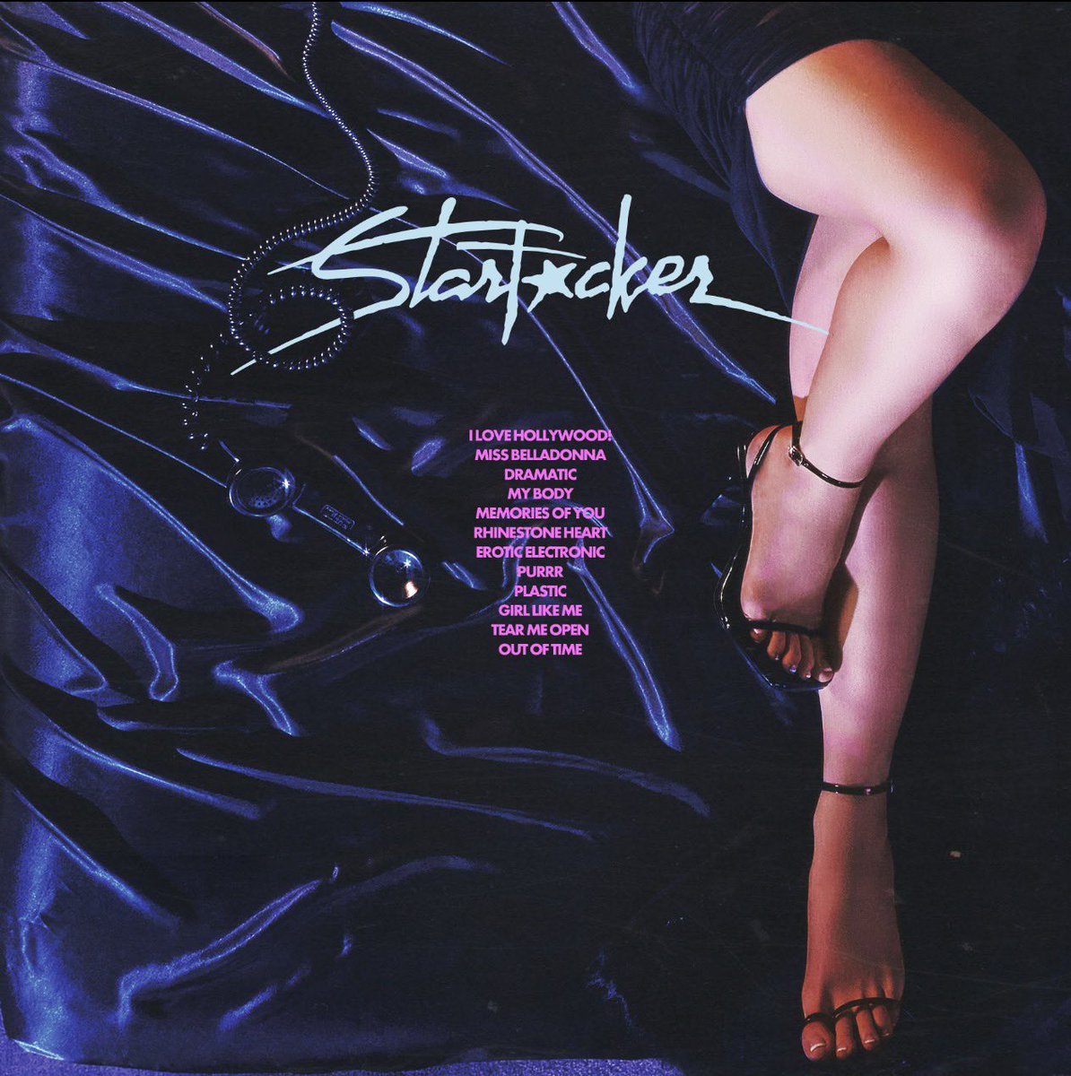 slayyyter's tweet photo. STARFUCKER 
my second studio album 
out september 22nd ☆
pre-save/pre-order it now ☆ https://t.co/VGyi0bSJCw https://t.co/8Pw0zREDFf