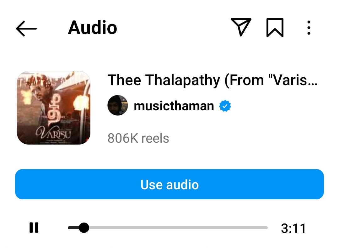 FabFlickz's tweet photo. Top 10 K'wood music with which Max reels are made in the #Instagram world.
#TheeThalapathy - 806k
#ArabicKuthu - 591k
#Surviva - 517k
#VaaVaathi - 508k
#NeeSingamDan - 484k
#MeghamKarukatha - 447k
#NaanNaan (Mahaan) - 441k
#LifeOfRam - 438k
#RolexTheme - 424k
#JDIntro - 373k https://t.co/Waz4t2GkFv