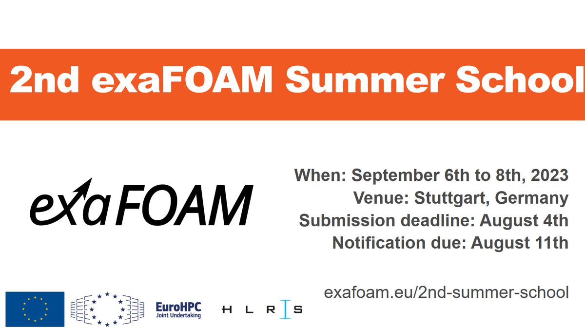 exaFOAM Project tweet media