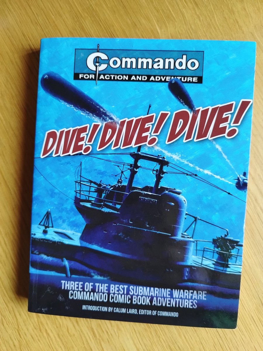 Heading underwater this afternoon with @CommandoComic #DiveDiveDive