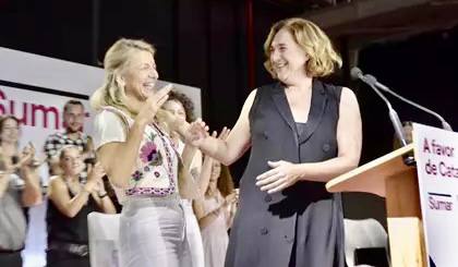 Ayer, en #Hospitalet, más de 3000 personas nos vimos para acompañar a <a href="/Yolanda_Diaz_/">Yolanda Díaz</a>, <a href="/AinaVS/">Aina Vidal Sáez 🔻🇵🇸</a>  y muchas más compañeras como <a href="/carlagaleote/">Carla♀</a>, <a href="/jessicaalbiach/">Jéssica Albiach</a>, <a href="/AdaColau/">Ada Colau 💜🌈🔻</a>, <a href="/sirarego/">Sira Rego 🔻</a>...

El #23J no podemos quedarnos en casa. 

Votad! 
💜Por todas las mujeres ¡Ni una menos!
💜Por las