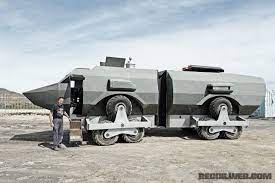 I recreated the Landmaster out of my toddler's magna-tiles. Not sure if it can hold up to the radiation like the version in Damnation Alley from podcast #73, but the toddler had fun smashing it like a super storm from the movie.
 
Podcast episode here: podfollow.com/supercriticalp…