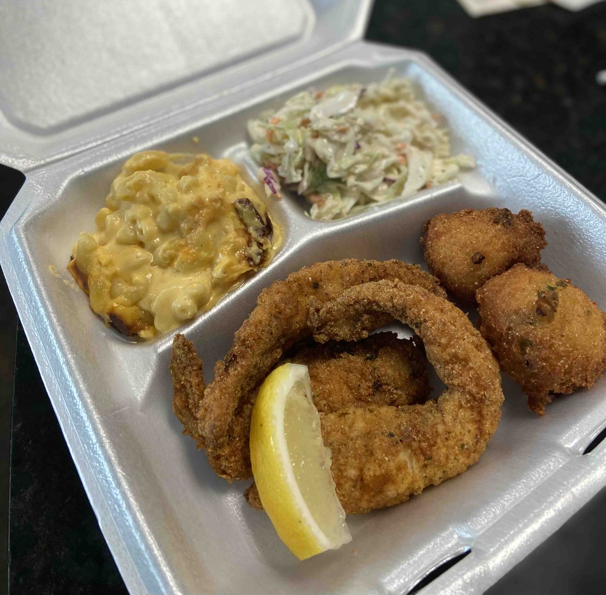 MenuMakerCaters's tweet image. Carryout Pop-Up Today
11am-2pm
Fried catfish, meatloaf, roasted chicken and more