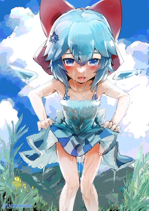 夏に溶けるチルノ 