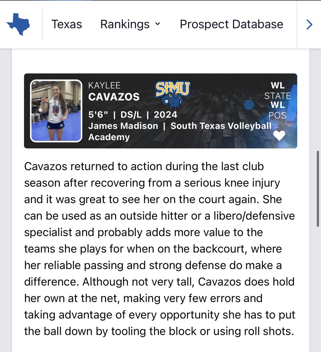 Kaylee Cavazos 2024 (@kaylee_cavazoss) on Twitter photo Thank you <a href="/PrepDig/">Prep Dig π</a> <a href="/grtorres/">Guilherme Torres</a> for the mention!! Looking forward to compete with other great athletes this weekend!! <a href="/PDTexas/">Prep Dig Texas</a> <a href="/PrepVolleyball/">PrepVolleyball.com</a> <a href="/PrepDigEvents/">Prep Dig Events</a> <a href="/SAmavsVB/">Madison Volleyball</a> Thank you <a href="/PrepDig/">Prep Dig π</a> <a href="/grtorres/">Guilherme Torres</a> for the mention!! Looking forward to compete with other great athletes this weekend!! <a href="/PDTexas/">Prep Dig Texas</a> <a href="/PrepVolleyball/">PrepVolleyball.com</a> <a href="/PrepDigEvents/">Prep Dig Events</a> <a href="/SAmavsVB/">Madison Volleyball</a>