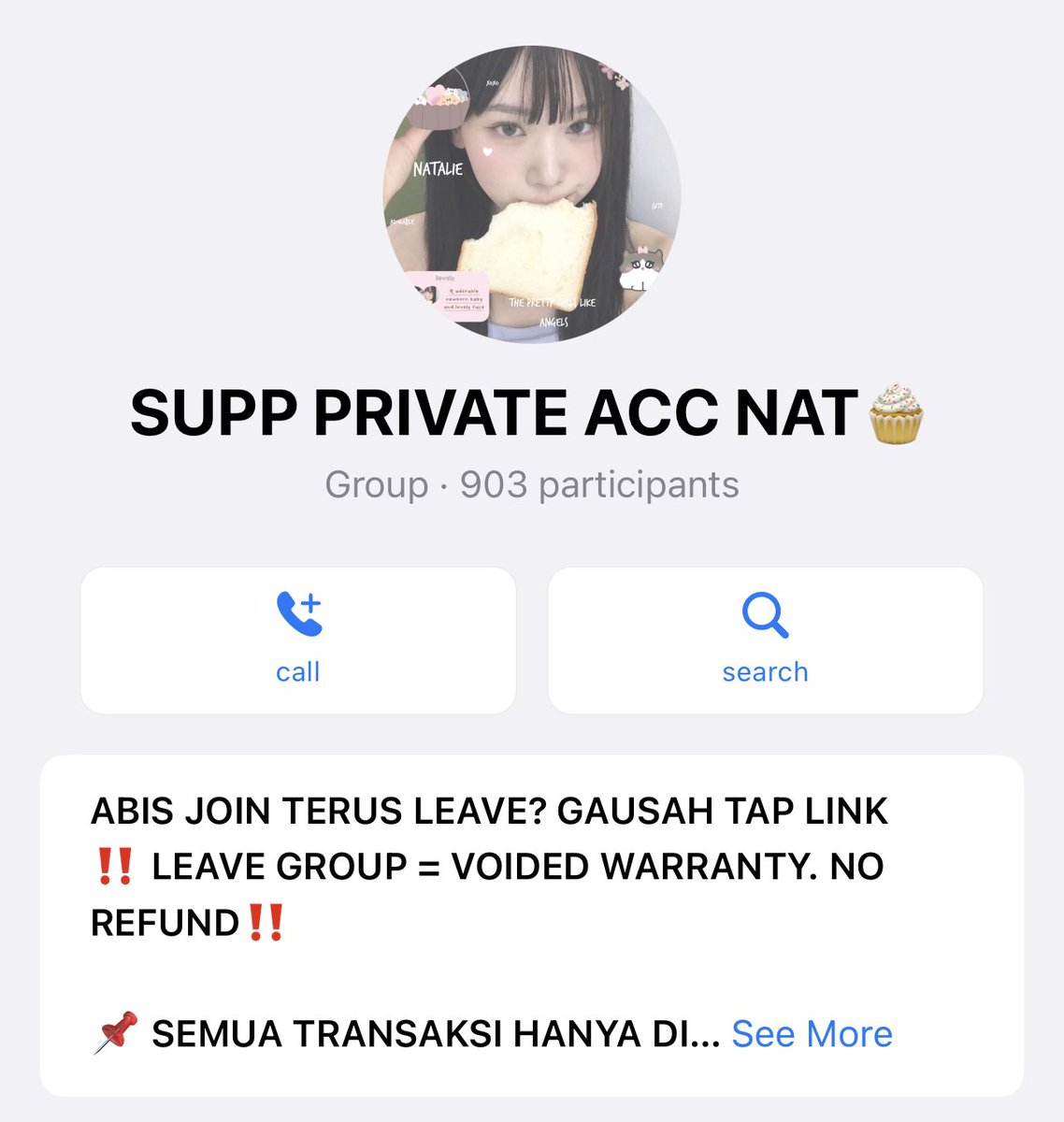 natnatlye's tweet photo. ad yg need supplier netflix private durasi bulanan dan mingguan? ada apk private yg lain harga underr cocok buat fh intip pl ke wa di pinnedd yaa #zonauang https://t.co/6KJWoXBRfP