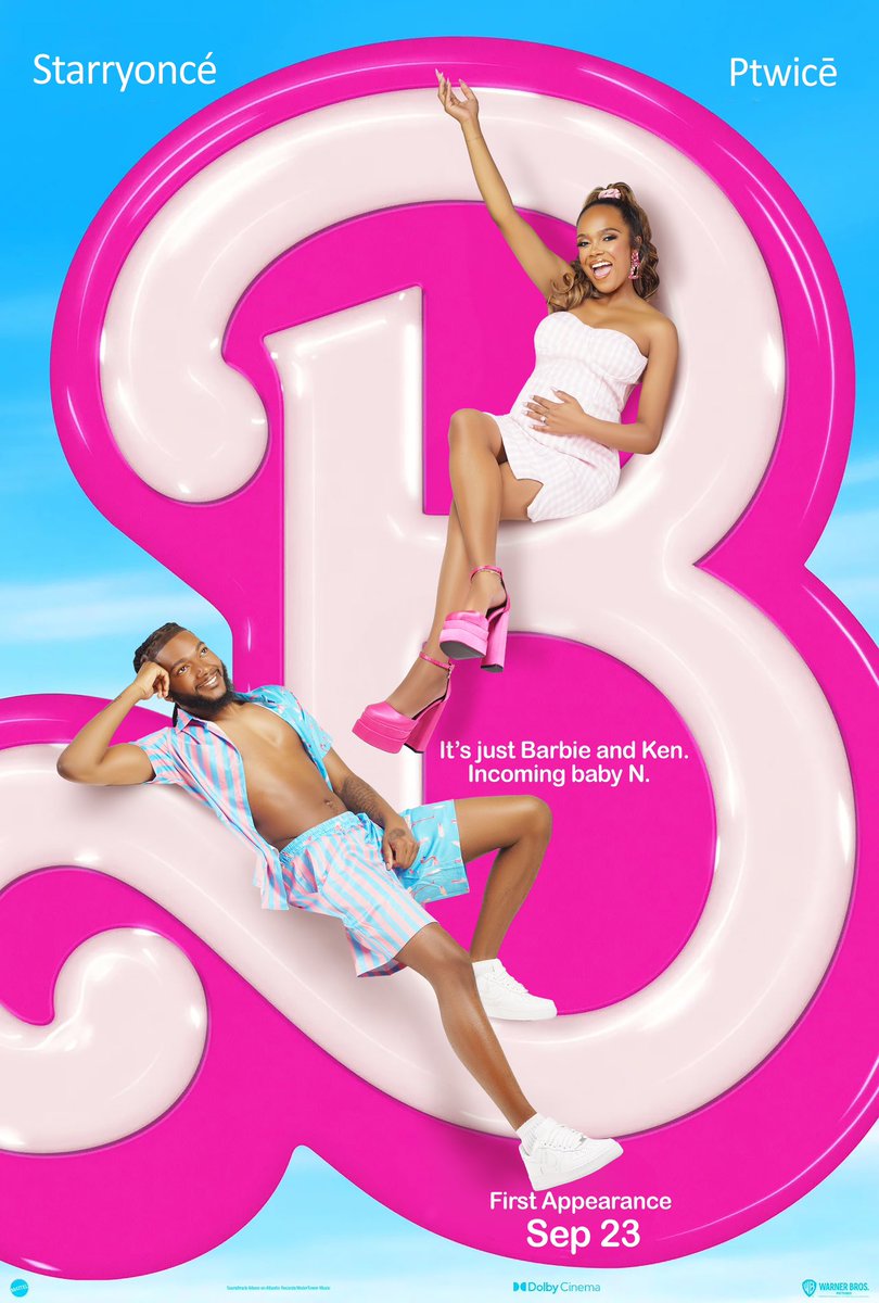 _PTWICE's tweet photo. For Now It’s Just Barbie &amp; Ken,
Incoming Baby N 👧🏽🎀
#Barbie  Maternity Shoot 💕 https://t.co/OGHDmGi9r3