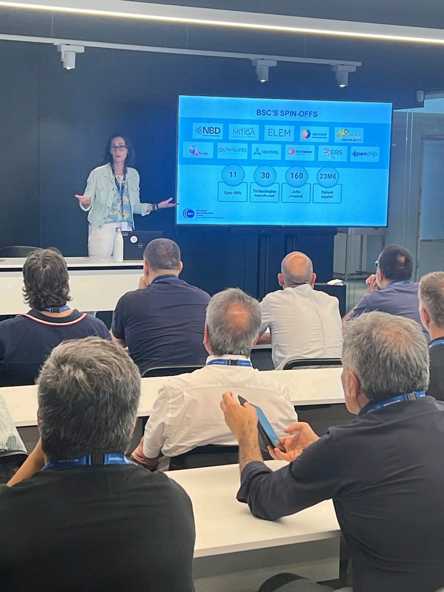 X4HPC's tweet photo. 🚀 Yesterday, the Barcelona Supercomputing Center opened the doors for participants of the #ExponentialDay23 and #CataloniaExponential Leaders 2023, organized by ACCIÓ presenting Qilimanjaro Quantum Tech, a disruptive spinoff born from the BSC itself https://t.co/3s7LRoWTQF