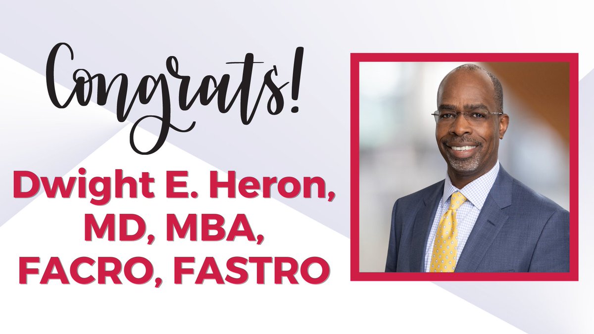 ACRORadOnc's tweet image. Congratulations to all those who have been recognized as Fellows of @ASTRO_org! There are a number of extremely talented and dedicated #RadOncs on the list. Of course, we need to reserve a very special shout-out to our fearless leader, @ACRORadOnc President Dr. Dwight Heron!