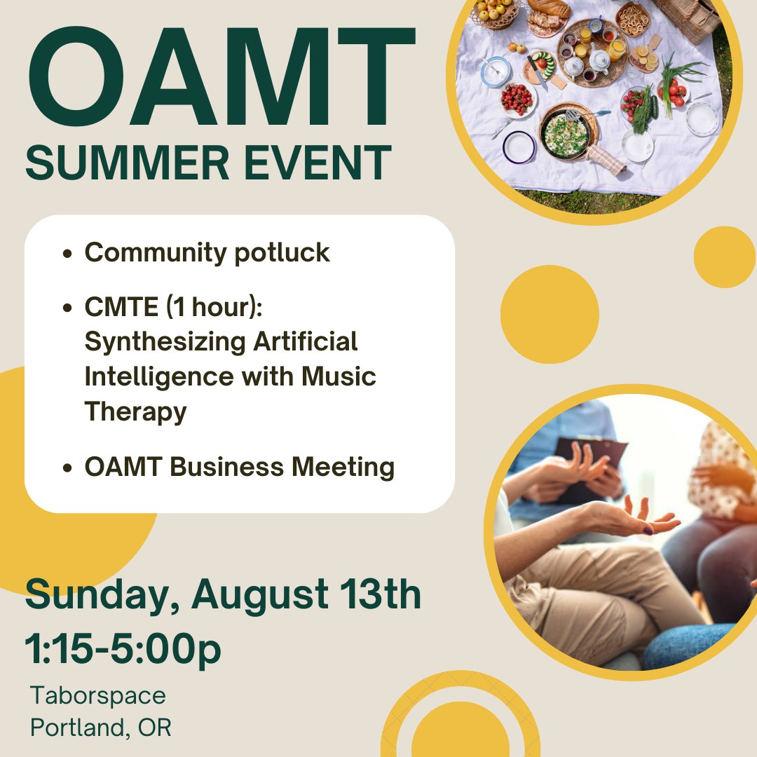The Oregon Association for Music Therapy tweet media