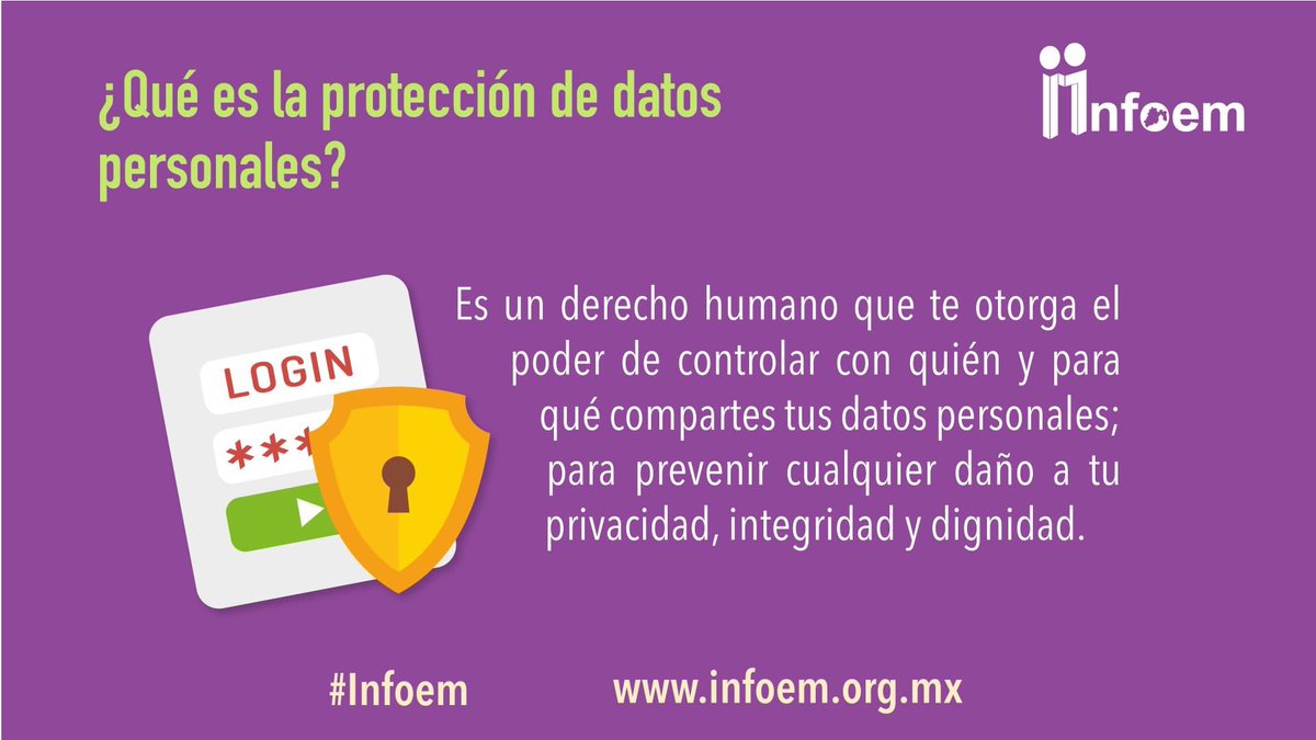 Infoem's tweet photo. Impulsemos juntos una cultura de la Protección de Datos Personales.
#INFOEM
#DatosPersonales
#Transparencia
#InformacionEsPoder https://t.co/3y4RJhGcyd