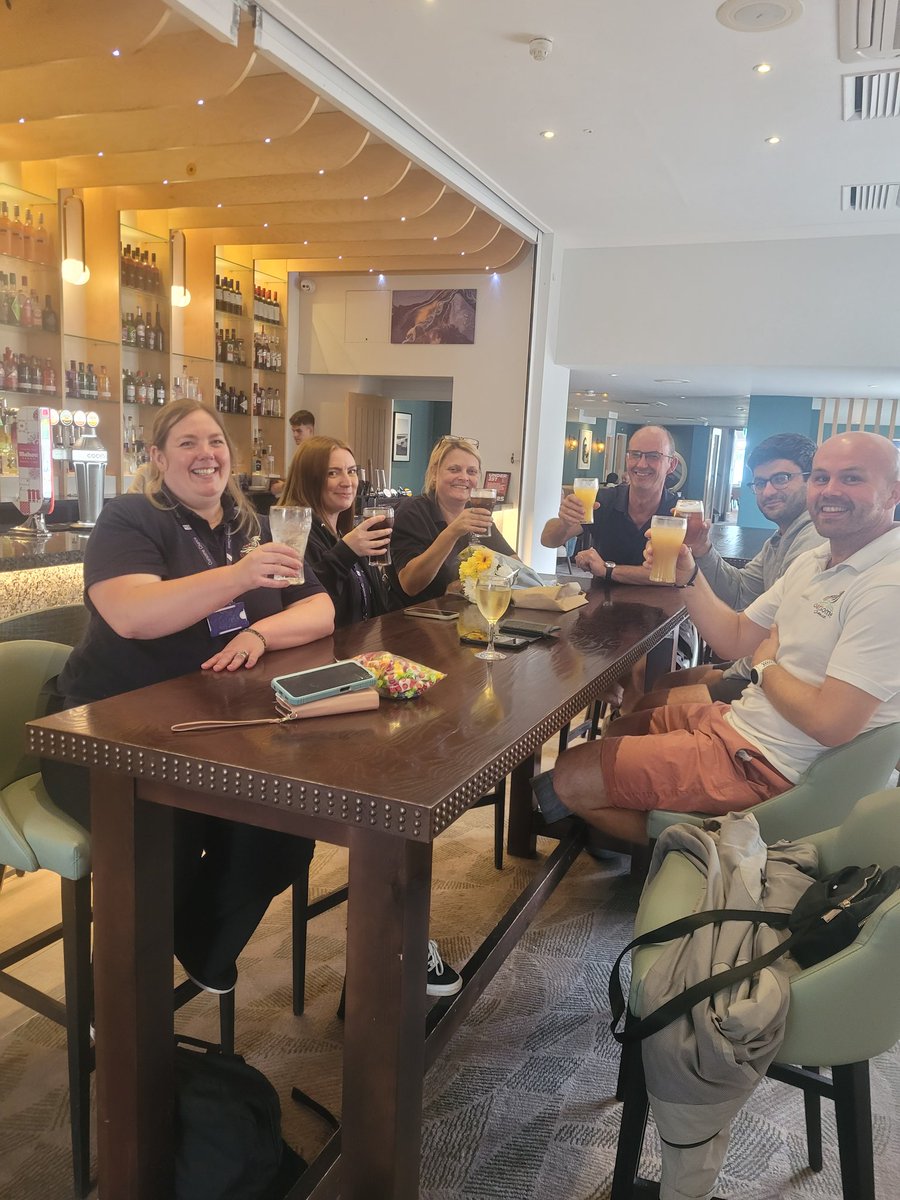 Great to wrap up the Summer term with a staff meeting at Northney Marina and <a href="/langstonequays/">Langstone Quays Resort</a> to celebrate a brilliant first half of 2023 (And a sneaky peak of more news to follow ⛵)
Cheers to our hard working team, you're all stars 👏👏👏