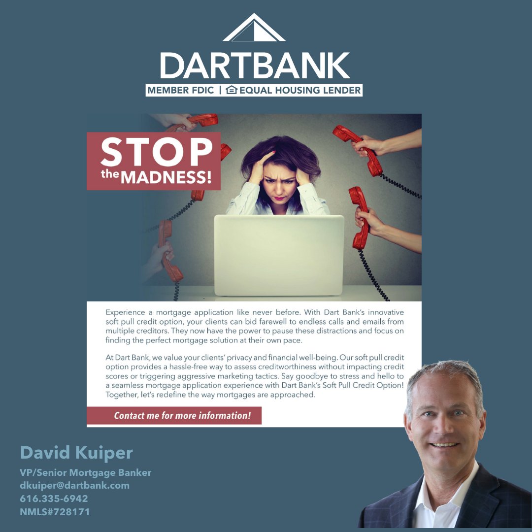 DKuiperMortgage's tweet image. This is a great way to avoid the brutal onslaught of unsolicited and annoying phone calls.
#mortgage #realestate #triggerleads #optoutprescreen #credit #softpullcredit #preapproval #mortgagetips #homebuyingtips #mortgagestrategy #mortgageexperience #goodbyestress