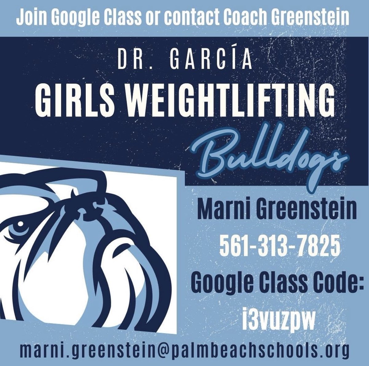 DJGHSAthletics's tweet photo. What an absolute steal getting Coach Greenstein to not only lead our softball team but also girls weightlifting team! We are excited to see her great work and lay the foundation for two programs! For more info on either sport click on the pictures for the google classroom codes! https://t.co/pTdbPXyovz