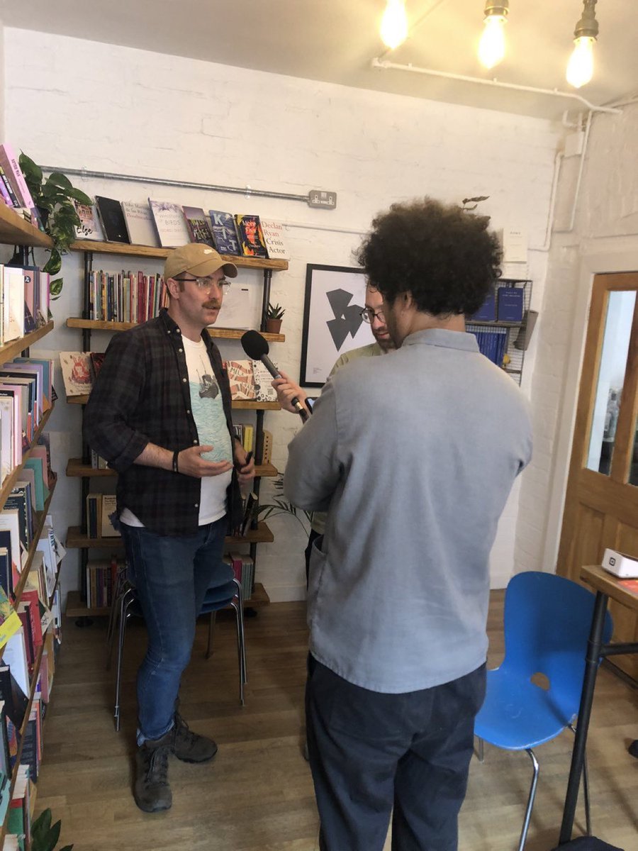 What a week. Extraordinary launch on Weds for @DigbethStories & now we’ve been interviewed by @johnypitts for Radio 4’s ‘Open Book’ prog. Here’s Johny talking to Clive Judd of @vocebooks before turning the mic on @Fletchski @PHaynesWriter & me so we can shamelessly self-promote
