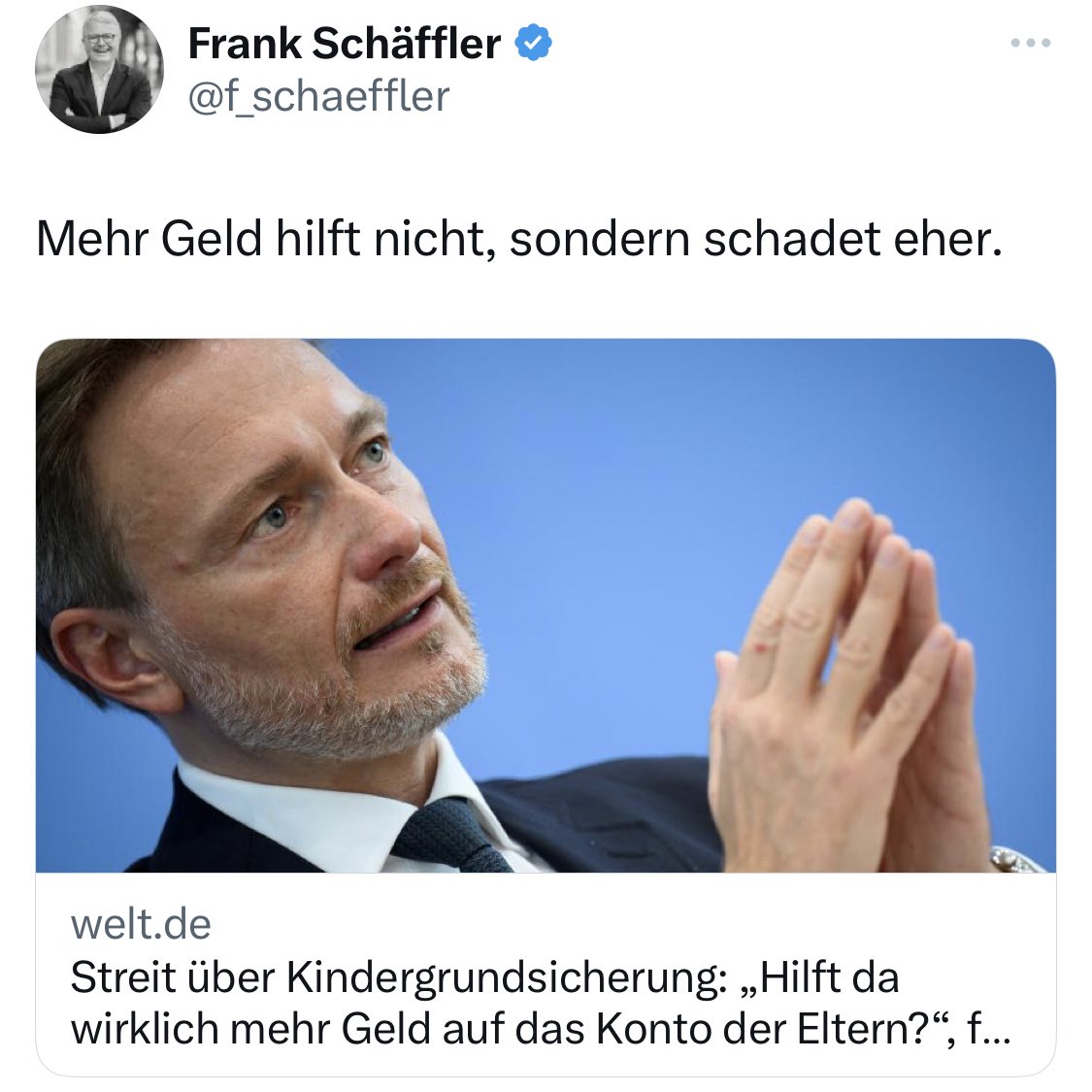 Ein Plädoyer dafür wirklich jeden Reichen bis auf die Knochen zu enteignen