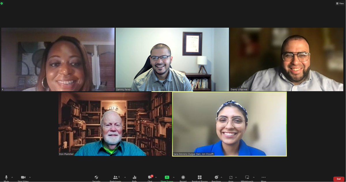 People who live and work in prison are too often forgotten by the world. Our Georgia advocates were humbled by the opportunity to thank the <a href="/SenOssoff/">Ossoff's Office</a> team for their fierce advocacy on the Federal Prison Oversight Act. #OversightNow <a href="/FAMMFoundation/">FAMM Foundation</a> <a href="/NACDL/">NACDL</a> <a href="/DreamJustice/">Dream.Org Justice Team</a>
