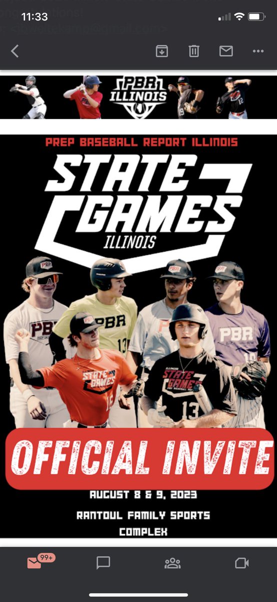 LanceW24's tweet photo. Thank you to @PBRIllinois for the opportunity to showcase my talents at this years Illinois State Games in August! This years event with be held at the Rantoul Family Sports Complex August 8th &amp; 9th. @DigglesDiamonds, @DecCommodores, @PBR_Uncommitted, @DrewLocascio https://t.co/0Mg4NKCQdy
