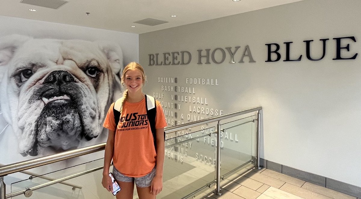 AddisonMenefee's tweet image. Thank you so much @HoyaVolleyball for having me at camp this week. I learned so much and I can’t wait to be back this fall!  @CoachBonetti @Coach_JHays and Coach Carpio!! #HoyaSaxa