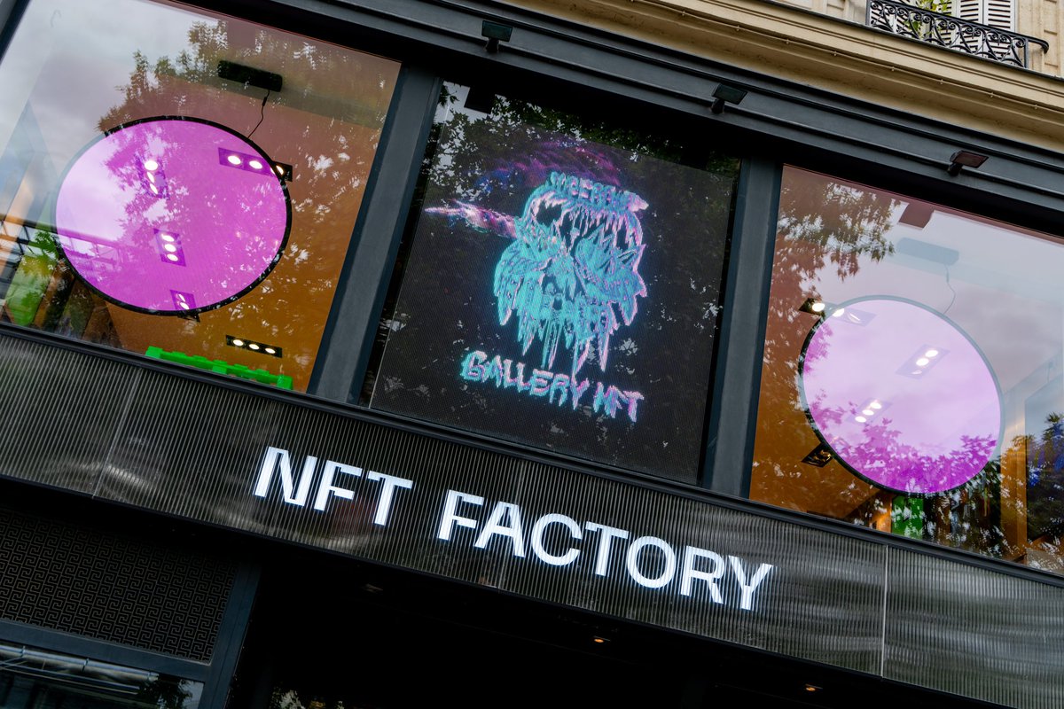 NFTFactoryParis's tweet photo. Amazing #EthCC side event yesterday at the NFT Factory!✨

@SuperchiefNFT &amp; @MetaMask joined forces for ‘Art Augmenté La Nuit’ https://t.co/9z4okvX0cD